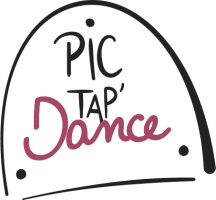 Logo Pic Tap Dance Noir Rose